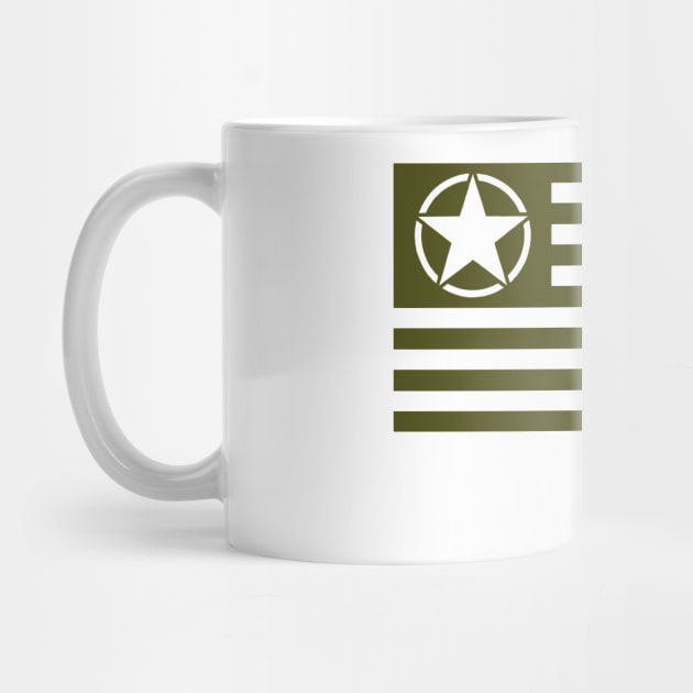 Jeep Star US Tactical Flag by FurryBallBunny